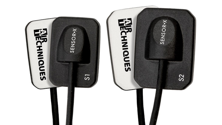 Air Techniques SensorX intraoral sensor, front and back