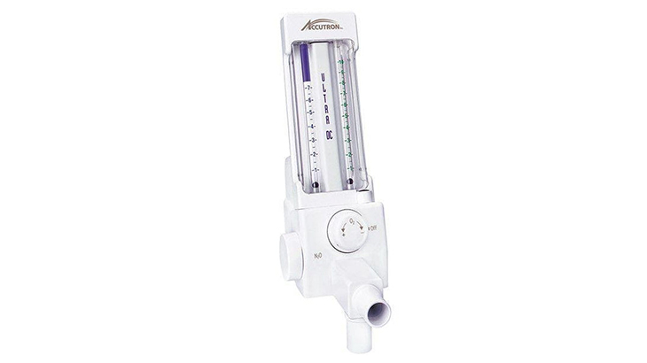 Accutron Ultra DC analog nitrous oxide flowmeter