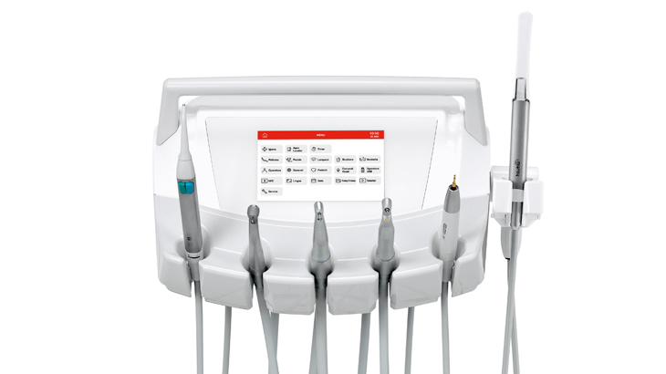 International version of the Cefla Anthos R7 Full Touch delivery unit