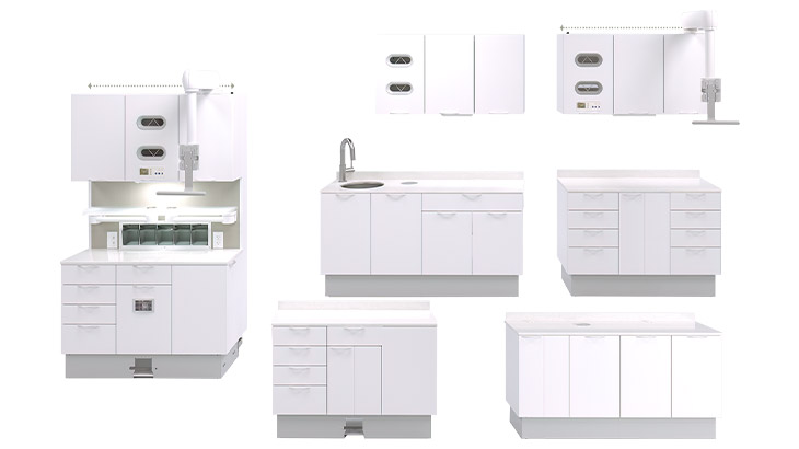 A-dec Inspire 300 cabinet