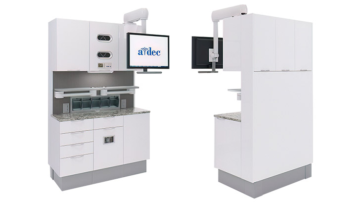 A-dec Inspire 300 hygiene console